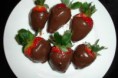 chocolate con fresas